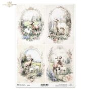 ITD COLLECTION DECOUPAGE RICE PAPER A4 - R2571