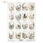 ITD COLLECTION DECOUPAGE RICE PAPER A4 - R2575