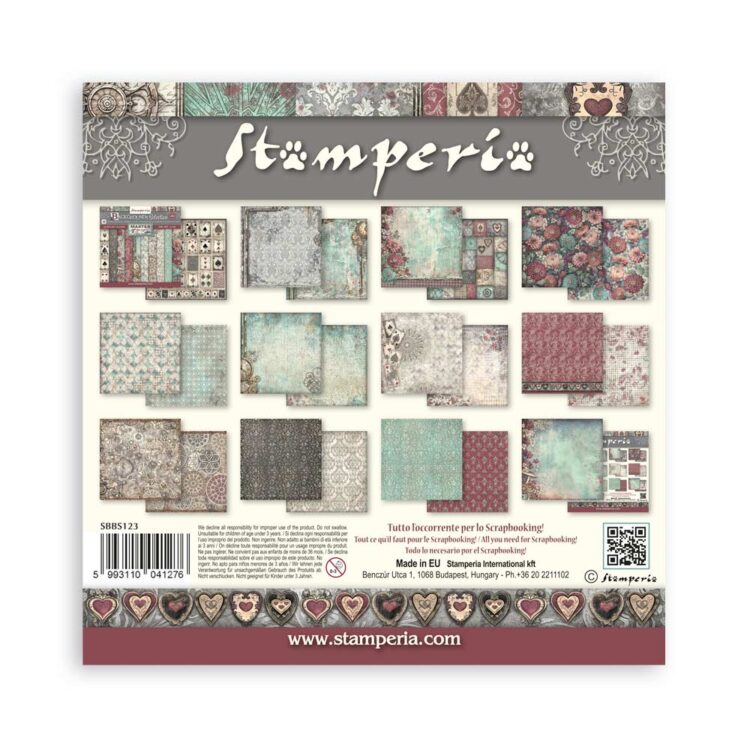 STAMPERIA MASTER OF MAGIC PAPER BLOCK 20.3/20.3 CM-SBBS123 - Image 13