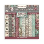 STAMPERIA MASTER OF MAGIC PAPER BLOCK 20.3/20.3 CM-SBBS123