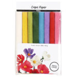 CREATIV CREPE PAPER 105 G 25/60 CM. 8 ROLLS SET 209003