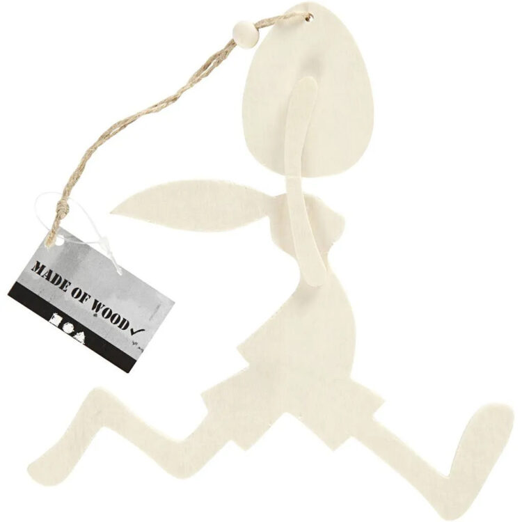 579401 2 CREATIV BUNNY WITH EGG H: 18 CM, W: 17 CM - Image 1