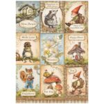 STAMPERIA HIDDEN GROVE PAPER SELECTION 6PCS A4 DFSA4XHG - Image 6