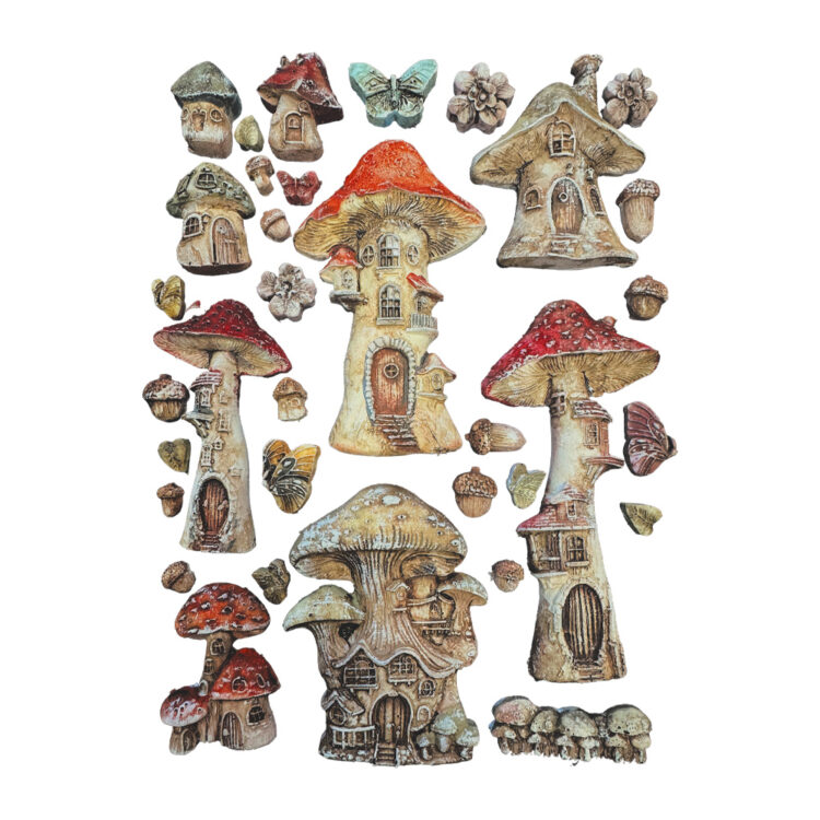 STAMPERIA HIDDEN GROVE SILICONE MOLD KACMA574 - Image 3