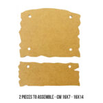 STAMPERIA HIDDEN GROVE MDF ELEMENTS PLATES - KLSM41 - Image 2