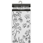 STAMPERIA HIDDEN GROVE PATTERN 12 X 25 CM - KSTDL115