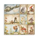 STAMPERIA HIDDEN GROVE PAPER BLOCK 20.3/20.3 CM-SBBS124 - Image 16