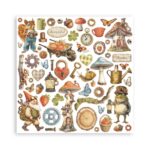 STAMPERIA HIDDEN GROVE PAPER BLOCK 20.3/20.3 CM-SBBS124 - Image 14