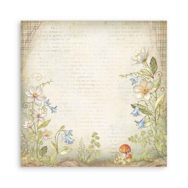 STAMPERIA HIDDEN GROVE PAPER BLOCK 20.3/20.3 CM-SBBS124 - Image 6