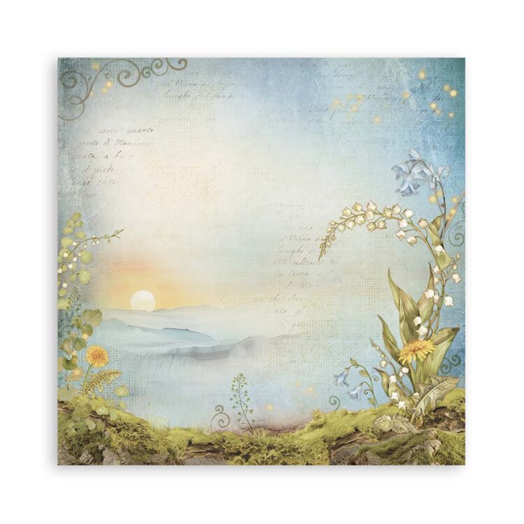 STAMPERIA HIDDEN GROVE PAPER BLOCK 20.3/20.3 CM-SBBS124 - Image 2