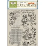 STAMPERIA HIDDEN GROVE SILICONE PRINTING 14/18CM - WTK216