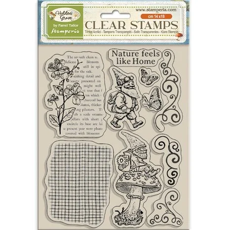 WTK216 STAMPERIA HIDDEN GROVE SILICONE PRINTING 14/18CM - WTK216 - Image 1
