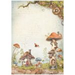 STAMPERIA HIDDEN GROVE DECOUPAGE PAPER A4-DFSA41012