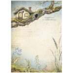 STAMPERIA HIDDEN GROVE DECOUPAGE PAPER A4-DFSA41016