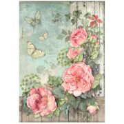 STAMPERIA HOUSE OF ROSES DECOUPAGE PAPER A4-DFSA41018
