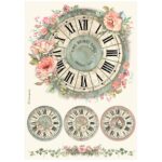 STAMPERIA HOUSE OF ROSES DECOUPAGE PAPER A4-DFSA41021