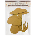 STAMPERIA HIDDEN GROVE MDF ELEMENTS MUSHROOMS - KLSM44
