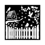 STAMPERIA HOUSE OF ROSE STENCIL PATTERN 18 X 18 CM - KSTDQ122