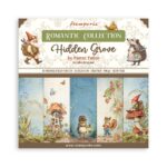 STAMPERIA HIDDEN GROVE PAPER BLOCK 20.3/20.3 CM-SBBS124