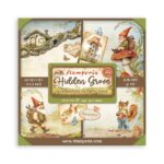 STAMPERIA HIDDEN GROVE BLOCK 30.5/30.5 CM -SBBXLB22