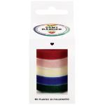 FOLIA SUEDE RIBBONS FOR DECORATION SET 5 PCS X 2 M