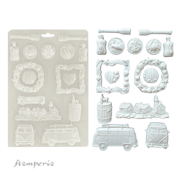 STAMPERIA SILENT SEA SOFT MOULD A4 - K3PTA4591 - Image 2