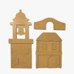 STAMPERIA SILENT SEA MDF ELEMENTS BELL TOWER - KLSM47 - Image 3