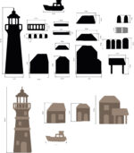 STAMPERIA SILENT SEA MDF ELEMENTS LIGHTHOUSE - KLSM49 - Image 3