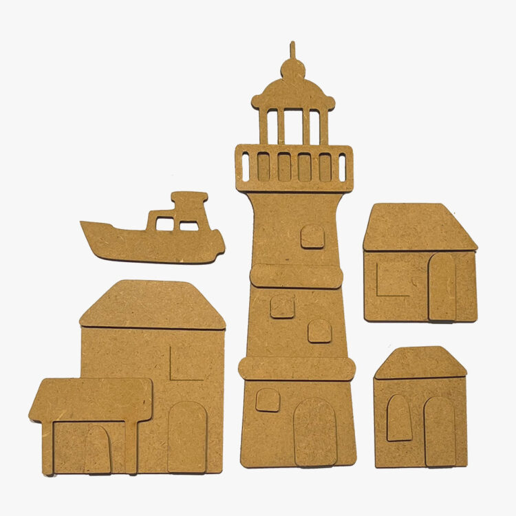 STAMPERIA SILENT SEA MDF ELEMENTS LIGHTHOUSE - KLSM49 - Image 2