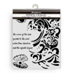 STAMPERIA SILENT SEA TEMPLATE 20 X 25 CM - KSTD177 - Image 2