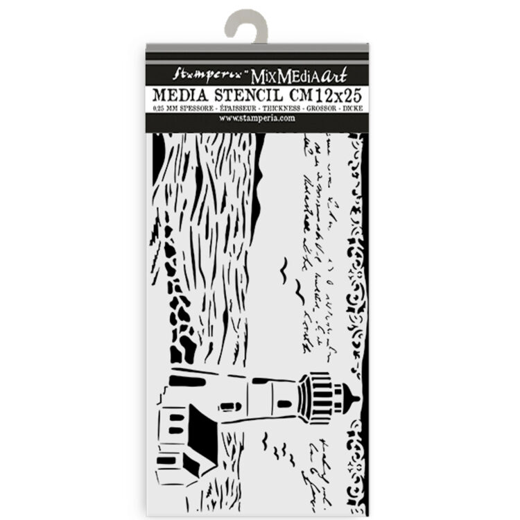 STAMPERIA SILENT SEA PATTERN 12 X 25 CM - KSTDL117 - Image 2