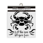 STAMPERIA SILENT SEA PATTERN 12 X 12 CM-KSTDS-37 - Image 2