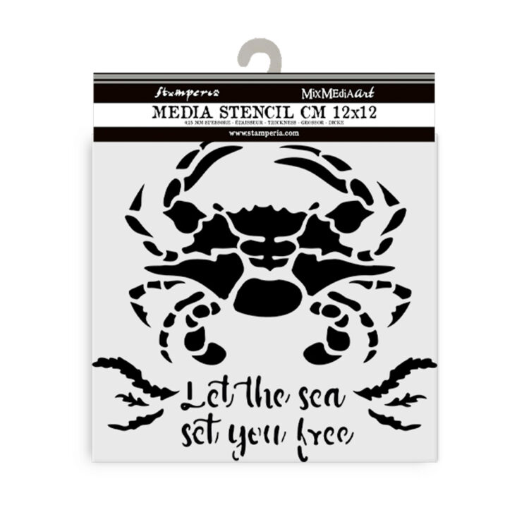 STAMPERIA SILENT SEA PATTERN 12 X 12 CM-KSTDS-37 - Image 2
