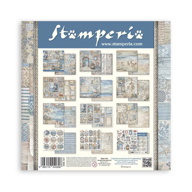 STAMPERIA SILENT SEA PAPER BLOCK 30.5/30.5CM-SBBL169 - Image 34