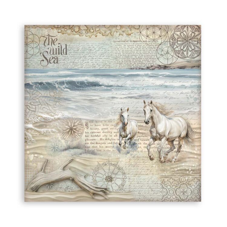 STAMPERIA SILENT SEA PAPER BLOCK 30.5/30.5CM-SBBL169 - Image 28
