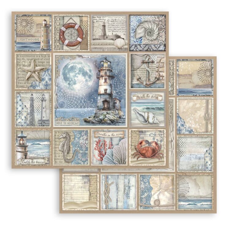 STAMPERIA SILENT SEA PAPER BLOCK 30.5/30.5CM-SBBL169 - Image 26
