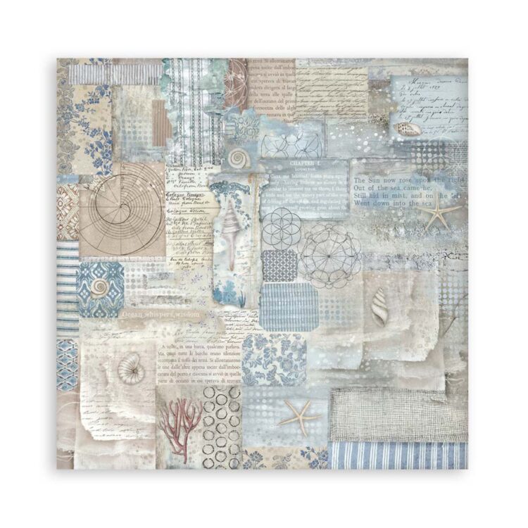 STAMPERIA SILENT SEA PAPER BLOCK 30.5/30.5CM-SBBL169 - Image 15