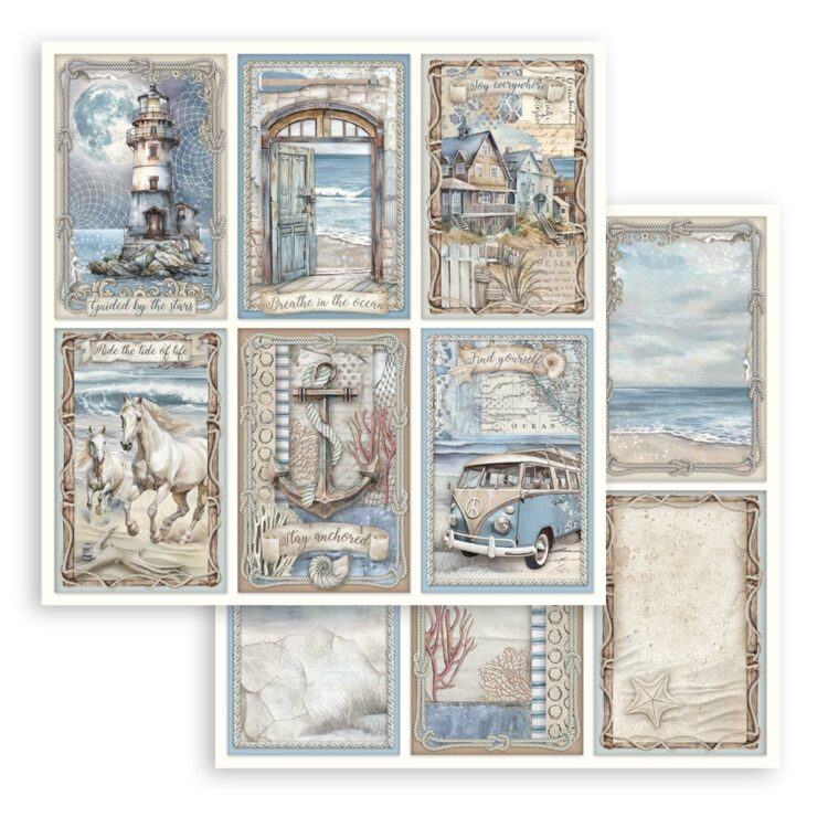 STAMPERIA SILENT SEA PAPER BLOCK 30.5/30.5CM-SBBL169 - Image 14