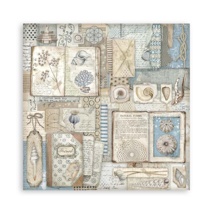 STAMPERIA SILENT SEA PAPER BLOCK 30.5/30.5CM-SBBL169 - Image 10