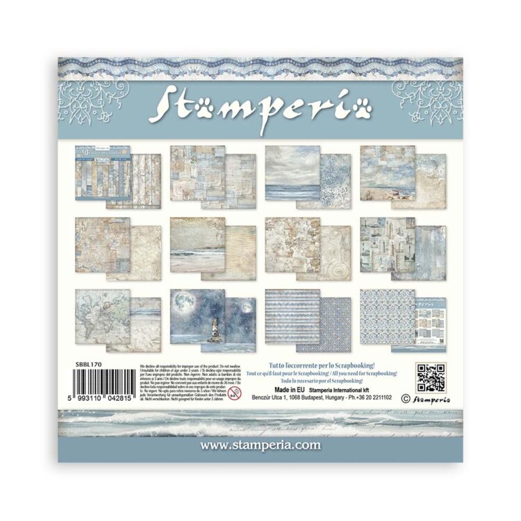STAMPERIA SILENT SEA PAPER BLOCK 30.5/30.5CM-SBBL170 - Image 34