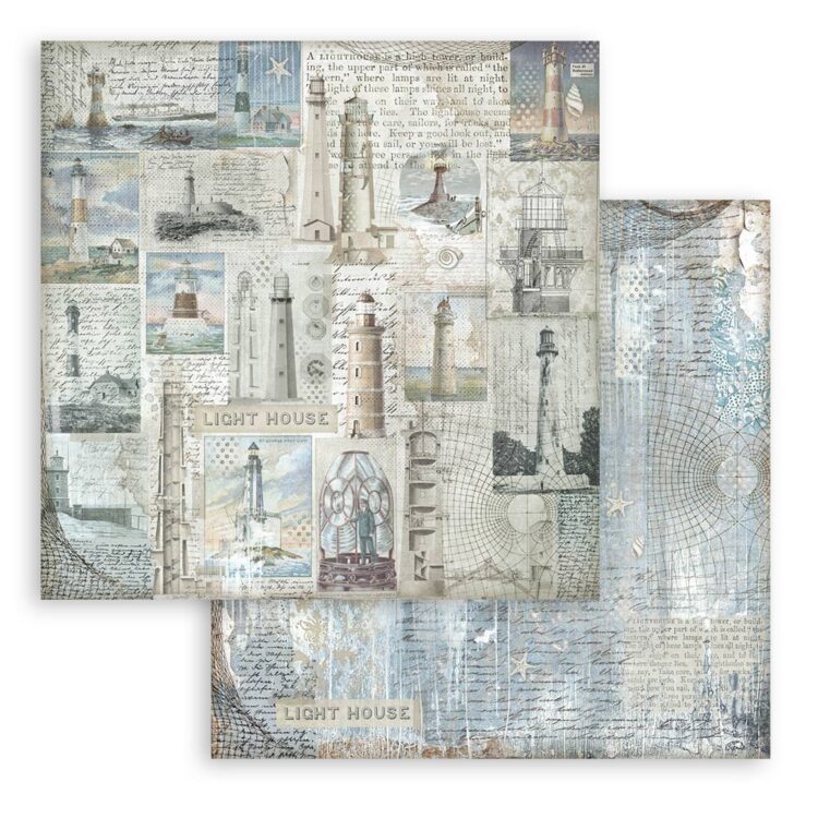 STAMPERIA SILENT SEA PAPER BLOCK 20.3/20.3 CM-SBBS126 - Image 18