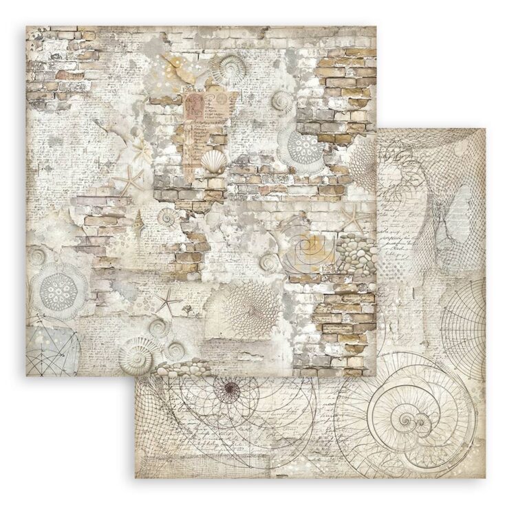 STAMPERIA SILENT SEA PAPER BLOCK 20.3/20.3 CM-SBBS126 - Image 16