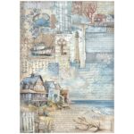STAMPERIA SILENT SEA DECOUPAGE PAPER A4-DFSA41026