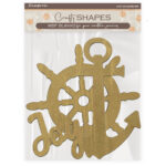 STAMPERIA SILENT SEA MDF ELEMENTS ANCHOR AND RUDDER - KLSM51