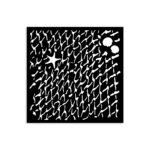 STAMPERIA SILENT SEA TEMPLATE 12 X 12 CM-KSTDS-39