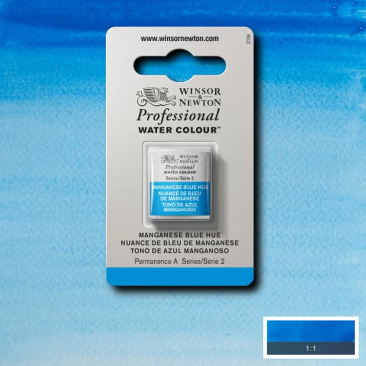 101379 W&N WATERCOLOR PAINT PROFESSIONAL H/PAN - MANGANESE BLUE HUE - Image 1