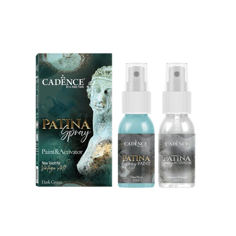 CADENCE PATINA SPRAY 50+50 ML. - DARK GREEN - Image 1