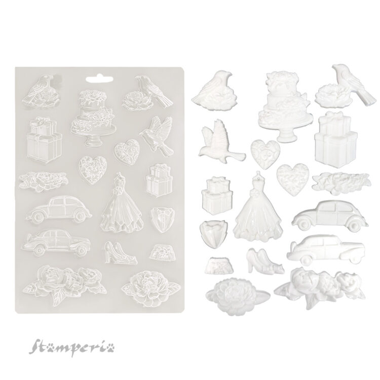 STAMPERIA TIMELESS SOFT MOULD A4 - K3PTA4592 - Image 3
