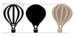 STAMPERIA TIMELESS MDF ELEMENTS AIR BALLOON - KLSM52 - Image 3