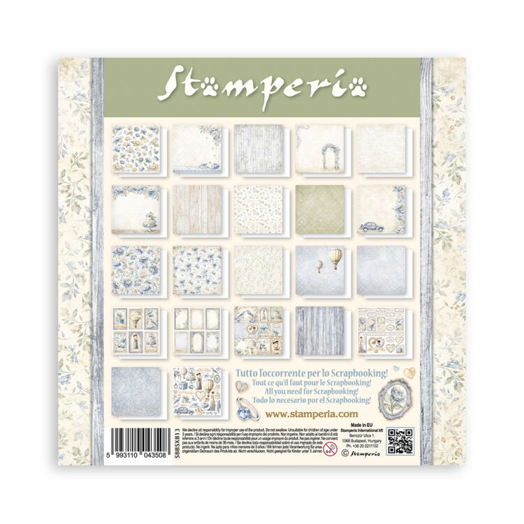 STAMPERIA TIMELESS BLOCK 20.3/20.3 CM -SBBSXB13 - Image 23